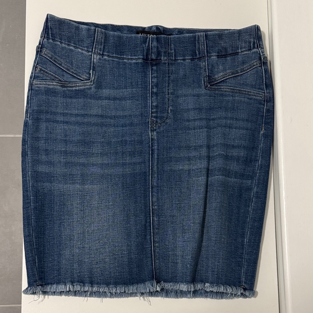 Liverpool Blue Denim Skirt